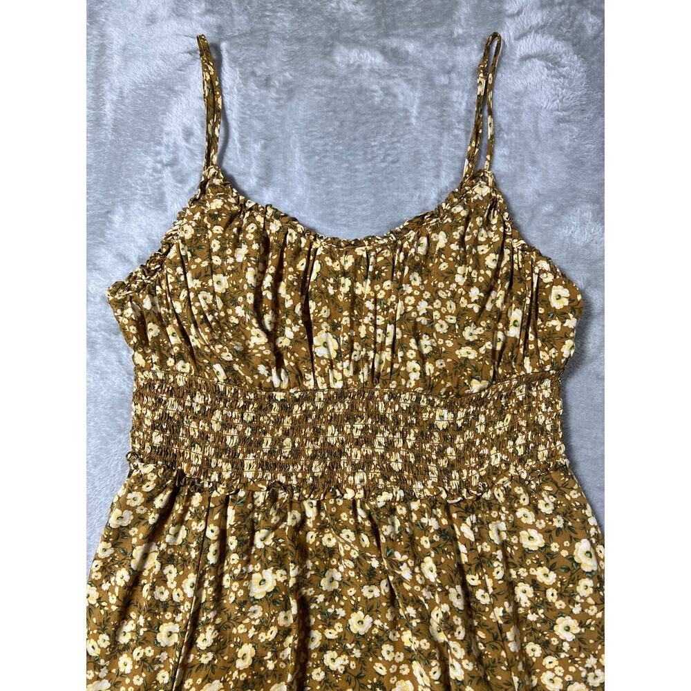 Old Navy Cottagecore Floral Cami Sundress Smocked Waist Prairie Midi Medium - Picture 4 of 7